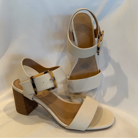 LOFT Women’s Ivory Sandals, Size 8M.  NWOT in excellent condition! - Picture 4 of 7